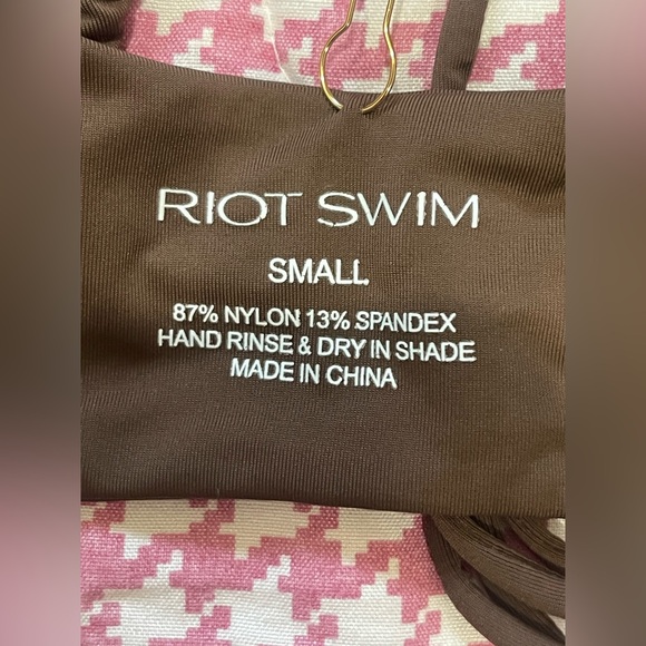 Riot Swim Chocolate Bikini Top - Picture 2 of 4